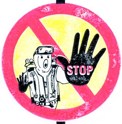 STOP - kein Tauchenstieg M�rz 2008